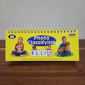 Super Duper Classifying Flips Book 160 Color Photos PreK+ Learning Words